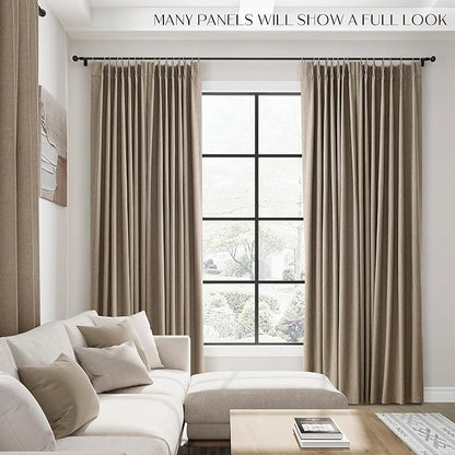 Light Brown Blackout Curtains 84 Inch Long - Image 6