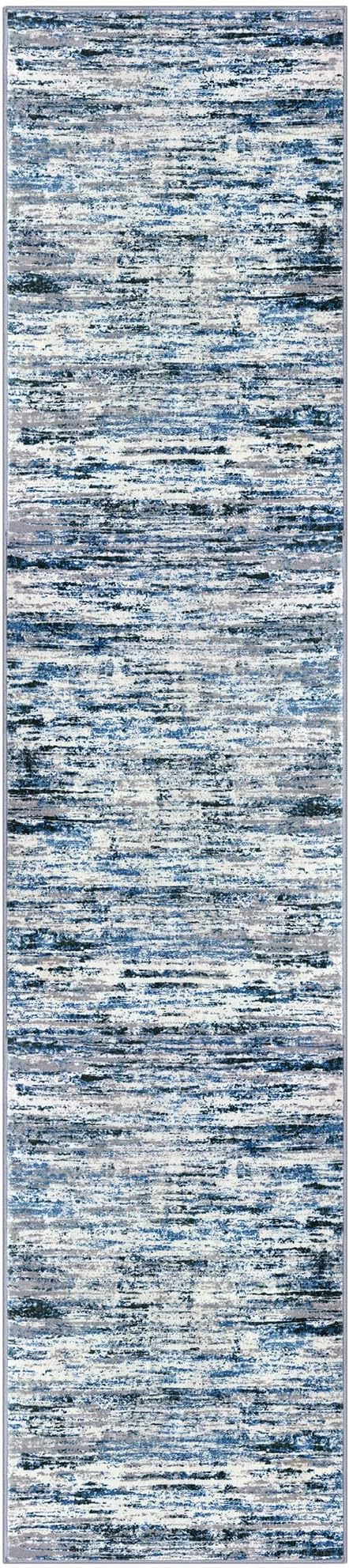 Modern Abstract Runner Rug 2.6x12 - Image 9