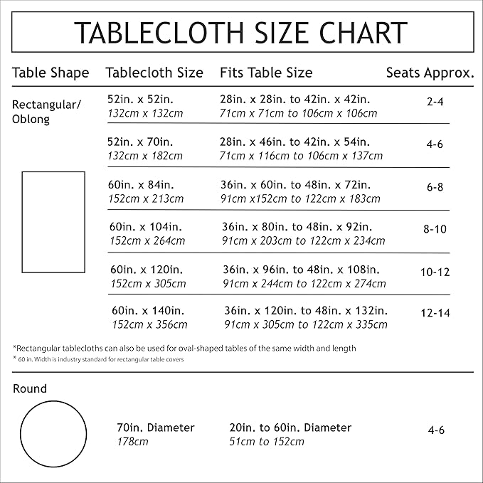 Benson Mills Cameron Textured Fabric Table Cloth, - Image 8