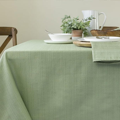 Benson Mills Cameron Textured Fabric Table Cloth, - Image 3