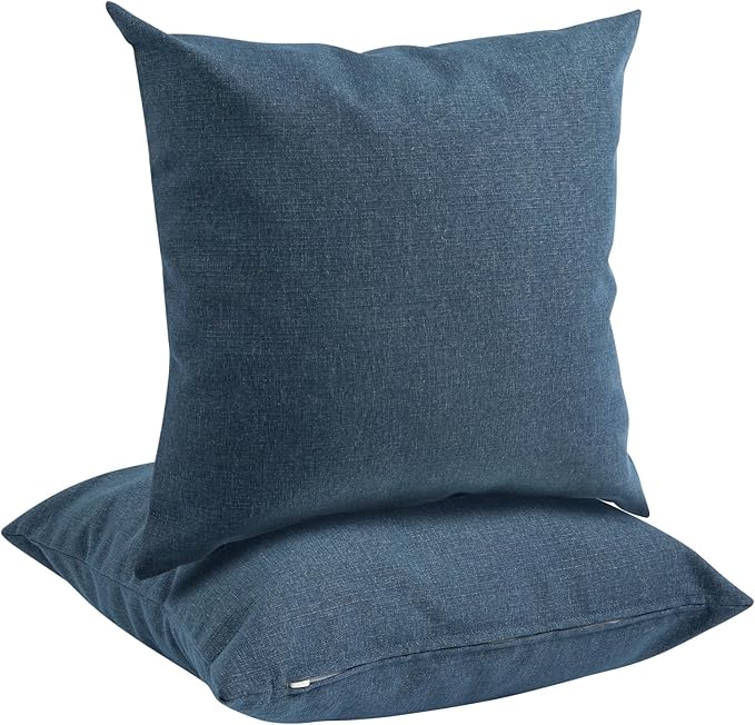 Outdoor Throw Pillows Water Resistant 18x18 inch, Decorative Throw Pillow by FUNHOME