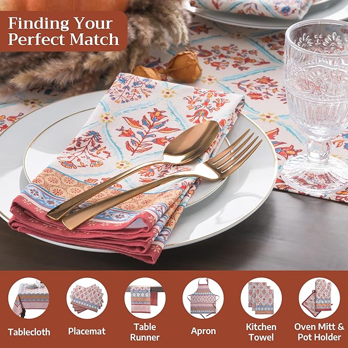 Maison d' Hermine Cloth Napkins Set of 4 100% Cotton - Image 4