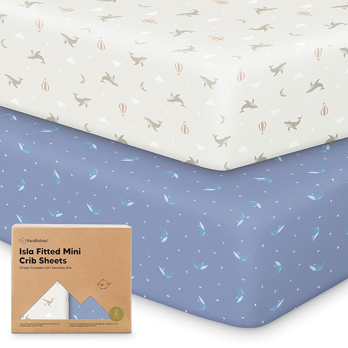 Pack and Play Sheets Fitted by KeaBabies