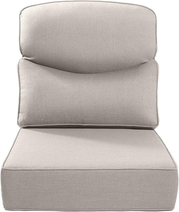 Luxury 24x24x6 Inch Smile Outdoor Cushions 1 Set by ACTREST