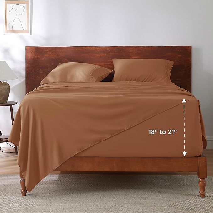 Bedsure Deep Pocket King Sheet Set - Image 8