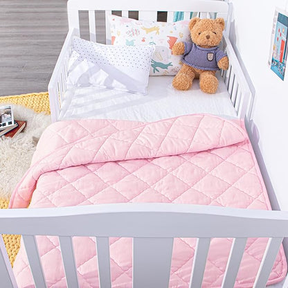 NTBAY Down Alternative Oversized Toddler Comforter, Super Soft and Warm Solid - Image 5
