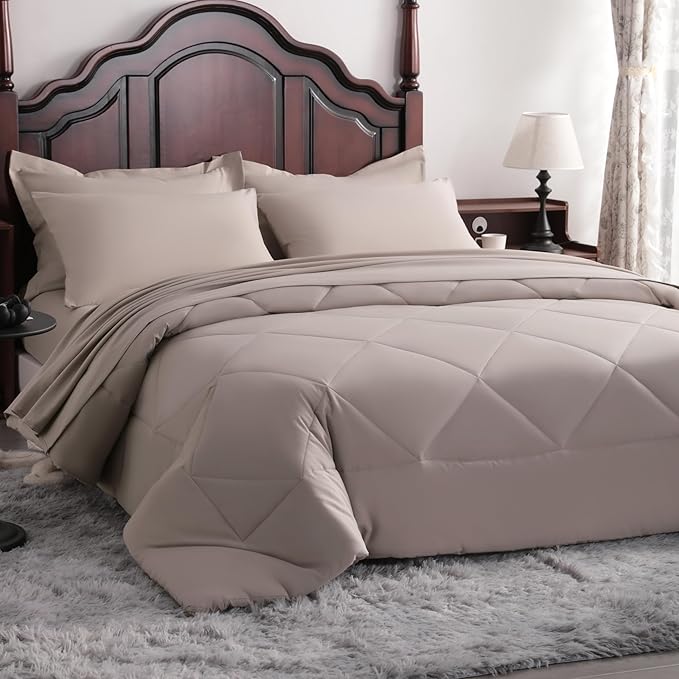 NTBAY Queen Comforter Set with Sheets, 7 Pieces Soft and Breathable Queen - Image 9