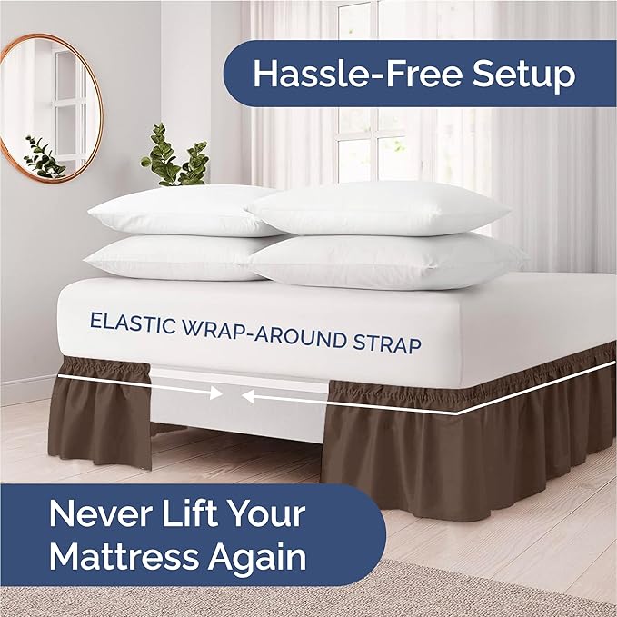 Wrap Around Dust Ruffle Bed Skirt - Image 2