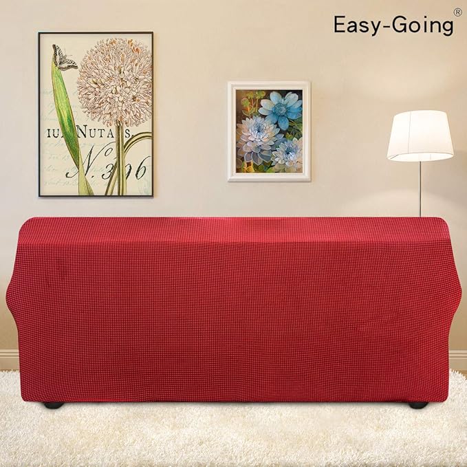 Easy-Going Stretch 4 Seater Sofa Slipcover 1-Piece Sofa Cover Furniture - Image 3