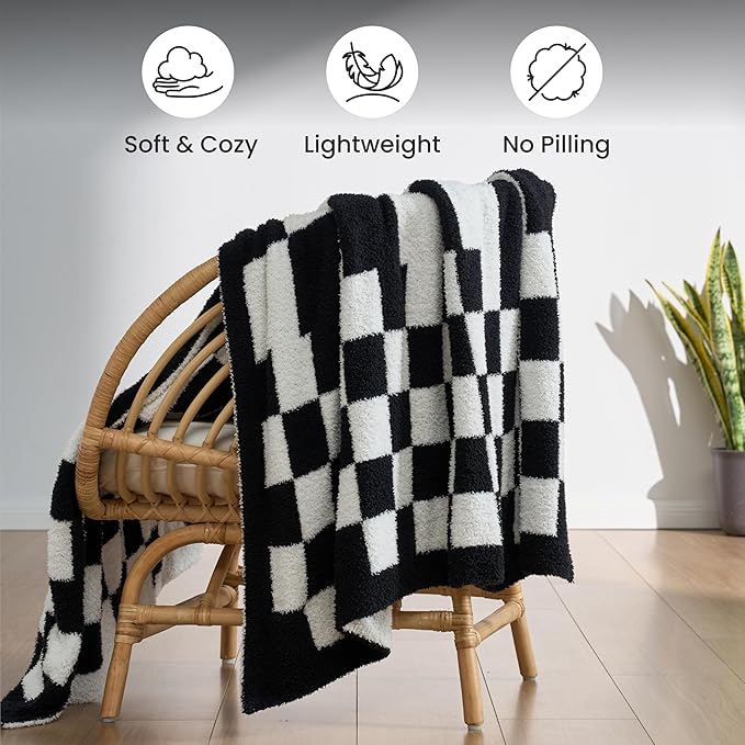 Joiedomi Throw Blanket for Couch, Cozy Cute Soft Throw Home Room Decor - Image 8