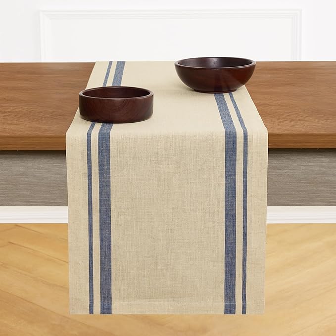 Solino Home Linen Table Runner 72 Inches Long by SolinoHome