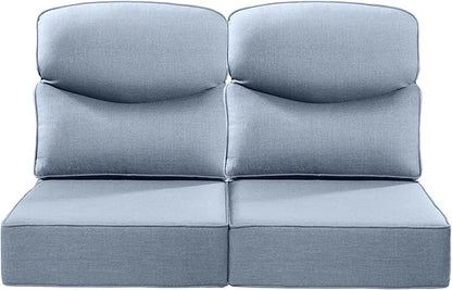 Luxury 24x24x6 Inch Smile Outdoor Seat Cushions Set of 2 by ACTREST