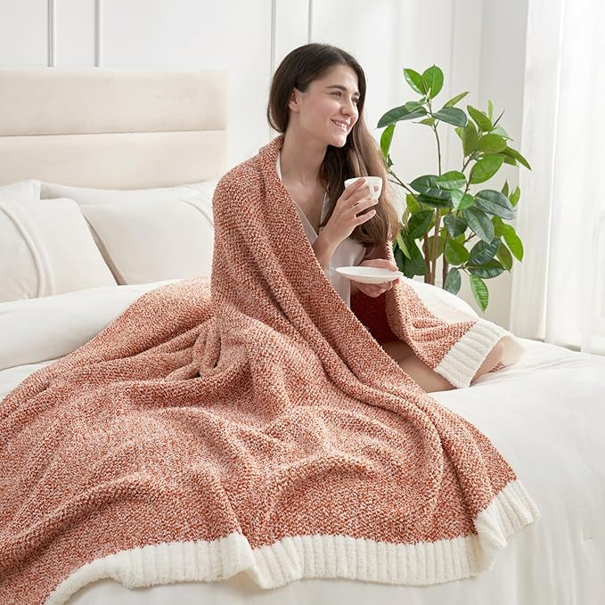 Snuggle Sac Orange Fall Throw Blanket - Image 2