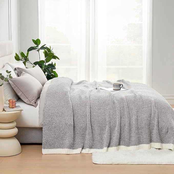 Snuggle Sac Oversized Bedding Blanket Grey Color Twin XL, Super Soft Warm - Image 3