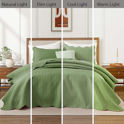IR Imperial Rooms King Quilt Bedding Set Size + 2 Pillow Shams - Image 9