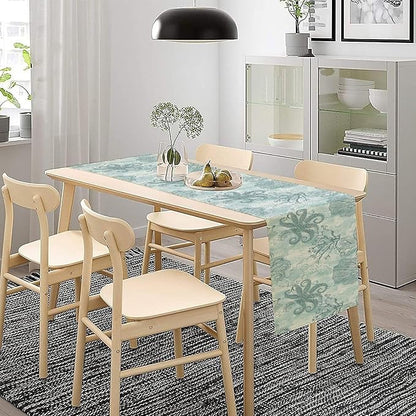 Coastal Sea Shell Starfish Table Runner Summer Ocean Beach Table Runner - Image 3