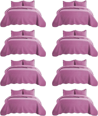 IR Imperial Rooms 8 Pack Quilt King Size Bedding by IRImperialRooms