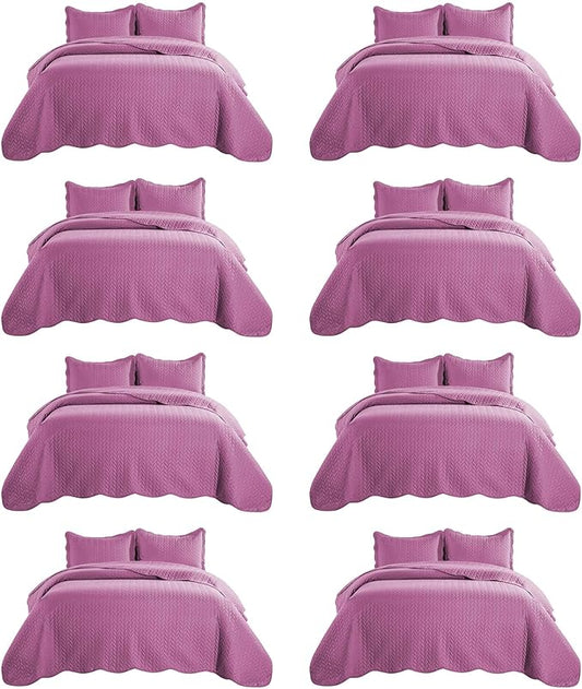 IR Imperial Rooms 8 Pack Quilt King Size Bedding by IRImperialRooms