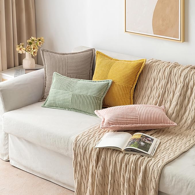 MIULEE Decorative Lumbar Throw Pillow Covers - Image 4