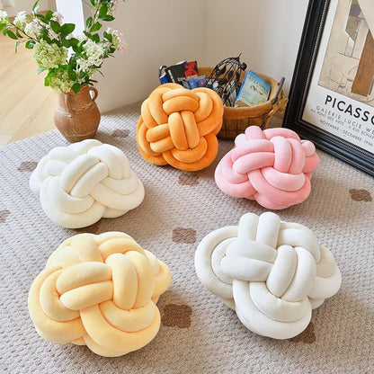 Xuyier Knot Pillow Ball, Decorative Throw Pillows - Image 4