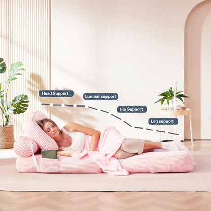 folding sofa bed, flannel futon couch bed with showing dimensions