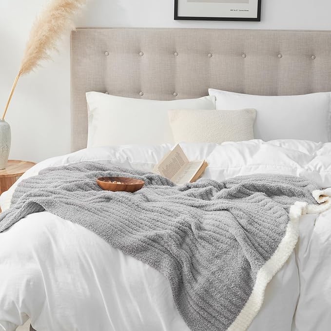 Snuggle Sac Soft Ribbed Throw Blanket - Image 6