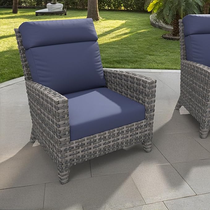 Covers & All CoverRite Rectangle High Back Chair Cushion, 600 Denier, Foam Seat - Image 7