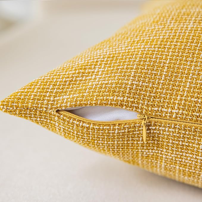 Kevin Textile Throw Cushion Cover Faux Linen Home Decorative Hand Made Pillow - Image 2