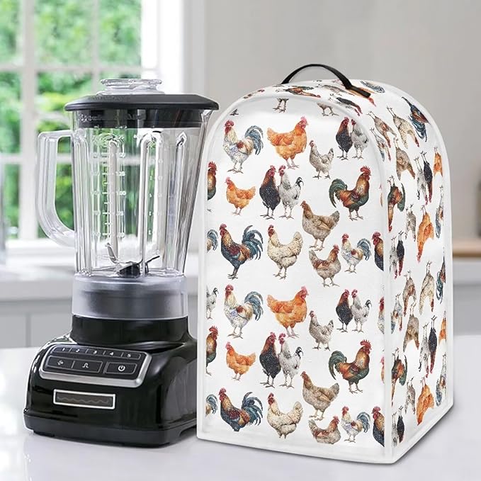 Chicken Pattern Kitchen Blender Dust Cover, Food Processor Stand Mixer Case - Image 5