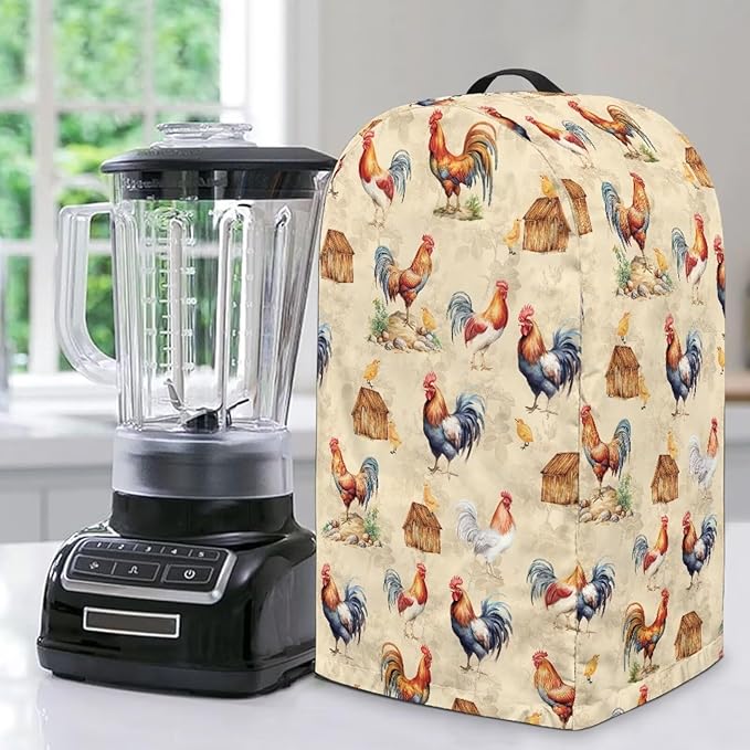 Farm Rooster Blender Cover Dust Cover Appliance Dust Cover by Unknown