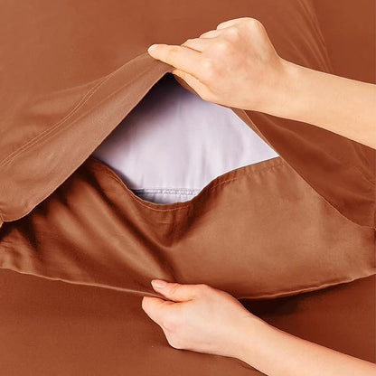 Bedsure Queen Sheet Set, Rayon Derived from Bamboo, Cooling Sheets, Breathable - Image 5