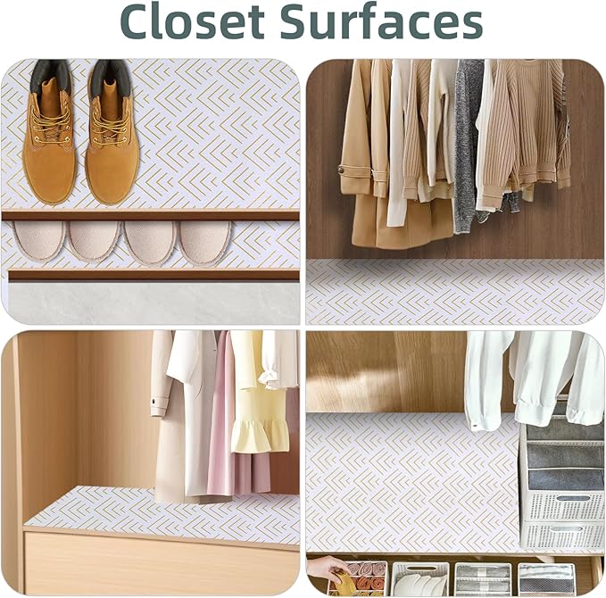 Shelf Liner for Kitchen Cabinets Non Adhesive Drawer Liner Non-Slip Thickened - Image 8