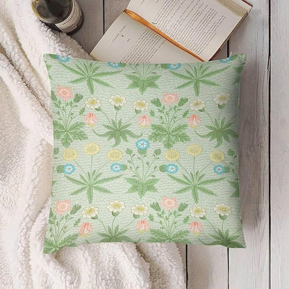 William Morris Floral Original Throw Pillow Covers Boho Chic Retro Floral Cozy - Image 4