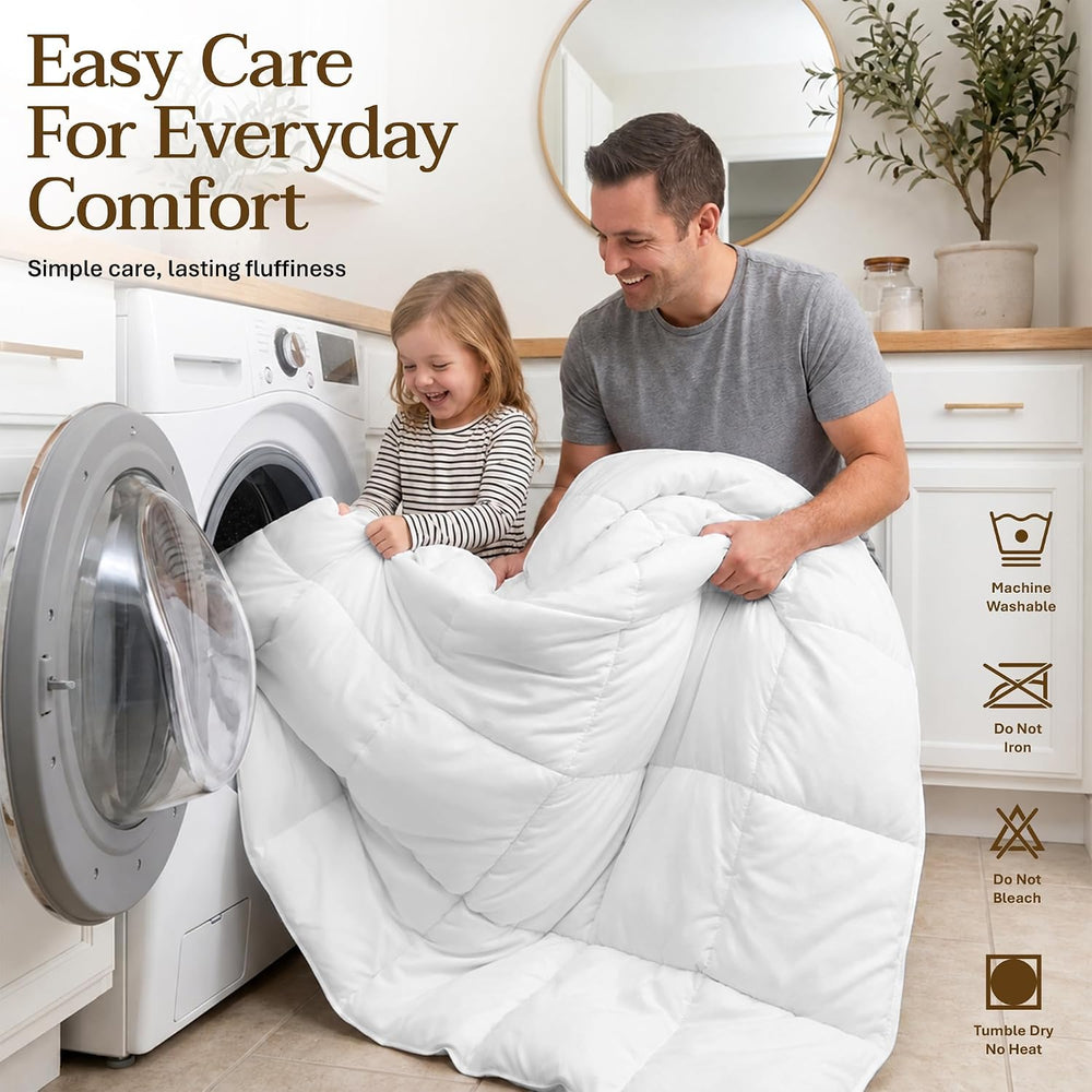 Utopia Bedding Duvet Insert, Full Size Comforter 82 x 86 Inches, White