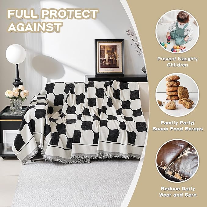 MEETSKY Sofa Covers Single Couch Cover - Image 4