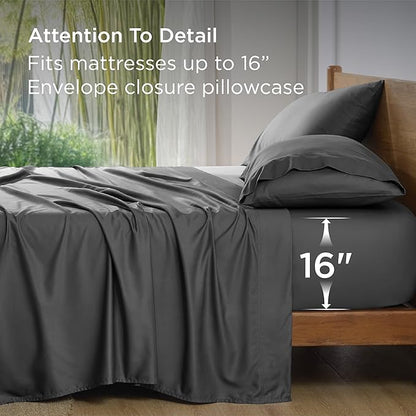 Bedsure King Size Sheets Set, Cooling Sheets - Image 5