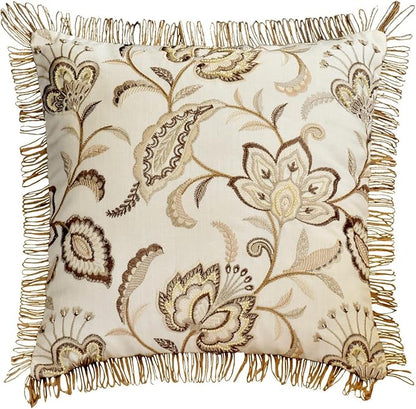 The HomeCentric King/Queen/Twin Beige Decorative Bed Runner Full 68"x18" Bed - Image 6