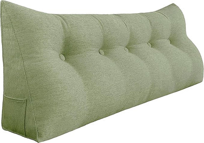 11 lbs Thickened Headboard Pillow Wedge Pillow Headboard Reading Pillow Bed by Rucener