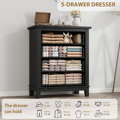 garveehome 4 dresser for bedroom, 34.8" tall vertical, package contents