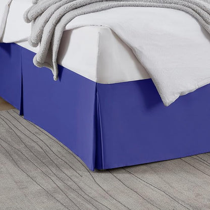 Nestl Royal Blue Full XL Bed Skirt by Nestl