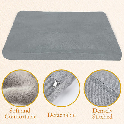 dog sofa bed, elevated dog couch with washable, close-up detail