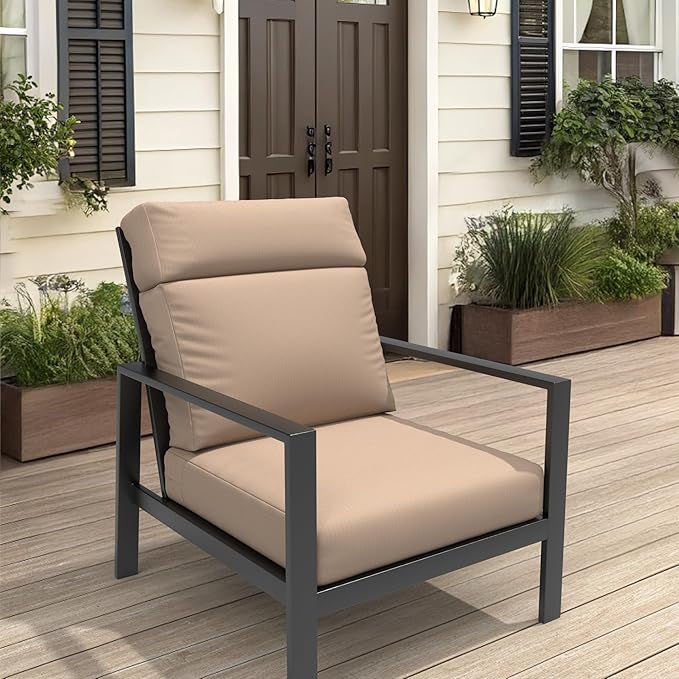 Covers & All CoverRite Rectangle High Back Chair Cushion, 600 Denier, Foam Seat - Image 5