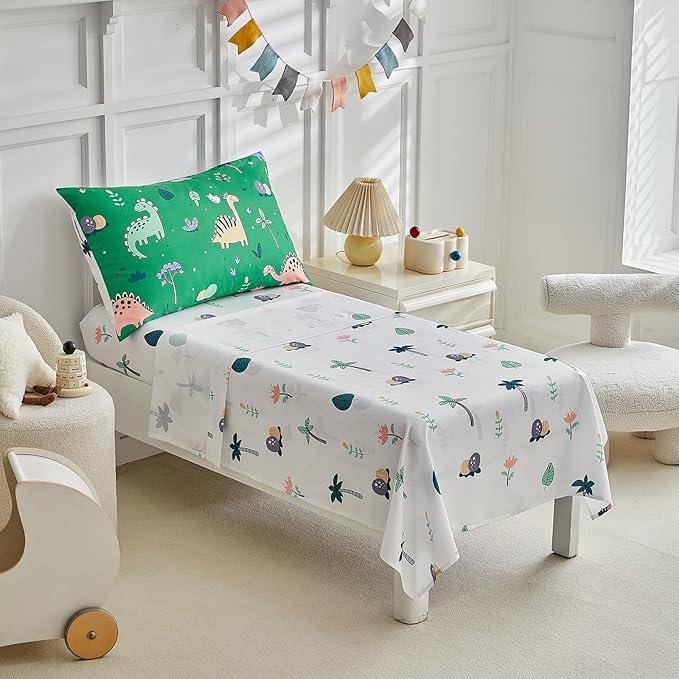 DuShow Dinosaur Toddler Bedding Set - Image 6
