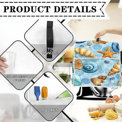 Mixer Dust Cover for 6-8 Qt Stand Mixer, Cloth Cover - Image 3