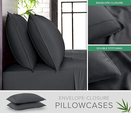 Pure Bamboo Twin XL Sheets, Genuine 100% Organic Viscose Derived from Bamboo - Image 3