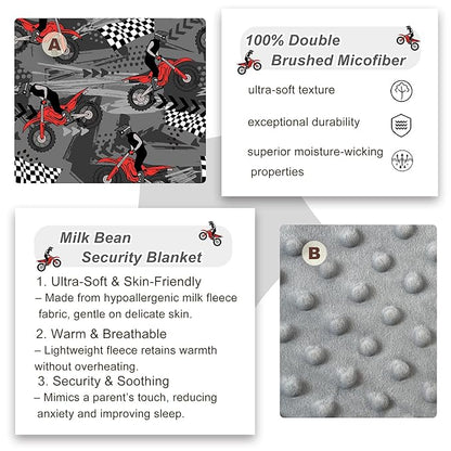 Viviland Toddler Nap Mat with Pillow and Minky Dot Blanket, Rolled Large - Image 2