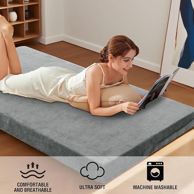 H.VERSAILTEX Twin Size Armless Futon Mattress Covers - Image 3