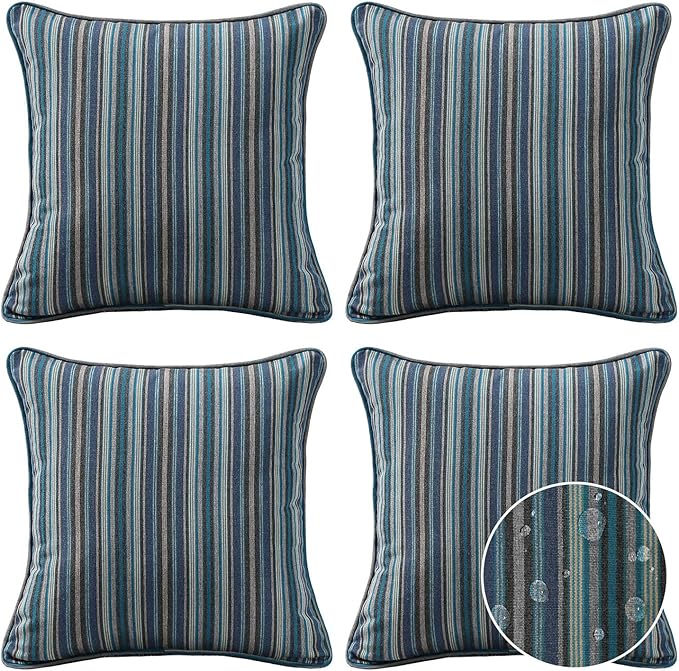 Sunbrella Decorative Outdoor Water Repellent Throw Pillows by Unimatta