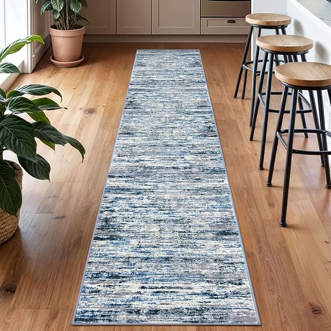 Modern Abstract Runner Rug 2x10 - Image 2