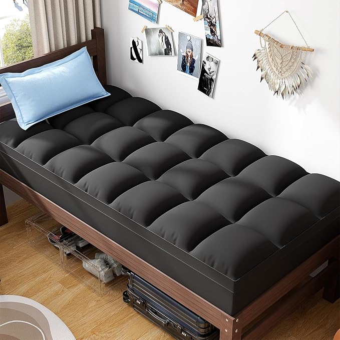 ABENE Mattress Topper Twin XL for Back Pain Relief, Extra Thick Mattress Pad by ABENE
